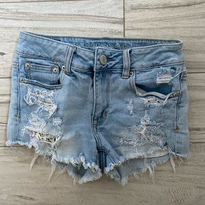 American eagle shorts! Light wash